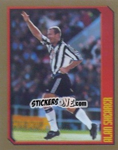 Figurina Alan Shearer (shooting) - Premier League Inglese 1999-2000 - Merlin