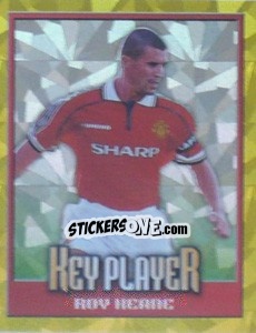 Sticker Roy Keane (Key Player) - Premier League Inglese 1999-2000 n. 284 - Merlin