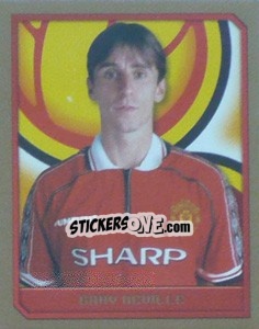 Sticker Gary Neville - Premier League Inglese 1999-2000 - Merlin