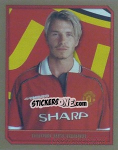 Sticker David Beckham - Premier League Inglese 1999-2000 - Merlin