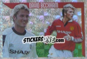 Sticker David Beckham (Star Midfielder) - Premier League Inglese 1999-2000 n. 304 - Merlin