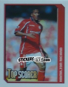 Sticker Hamilton Ricard (Top Scorer) - Premier League Inglese 1999-2000 - Merlin
