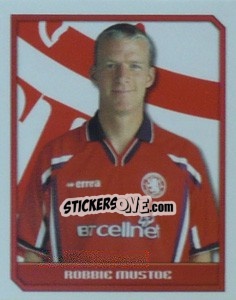 Figurina Robbie Mustoe - Premier League Inglese 1999-2000 n. 319 - Merlin