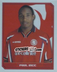 Sticker Paul Ince - Premier League Inglese 1999-2000 n. 322 - Merlin