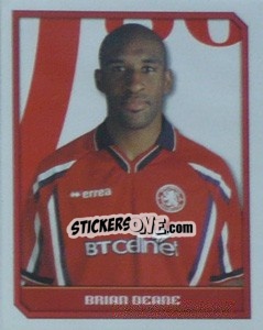 Cromo Brian Deane - Premier League Inglese 1999-2000 - Merlin