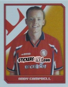 Sticker Andy Campbell - Premier League Inglese 1999-2000 n. 327 - Merlin