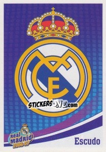 Sticker Escudo - Real Madrid 2006-2007 n. 1 - Panini