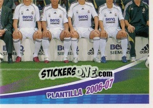 Figurina Plantilla 2006-07 - Real Madrid 2006-2007 - Panini