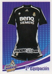 Sticker 2 Equipacion - Real Madrid 2006-2007 n. 7 - Panini