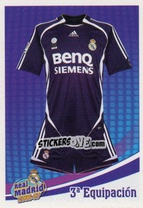 Cromo 3 Equipacion - Real Madrid 2006-2007 - Panini