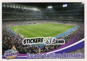 Sticker Estadio Santiago Bernabeu - Real Madrid 2006-2007 n. 11 - Panini