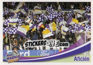 Sticker Aficion - Real Madrid 2006-2007 n. 13 - Panini