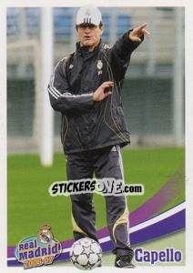 Sticker Capello (action) - Real Madrid 2006-2007 - Panini