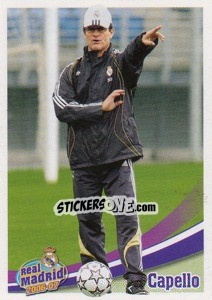 Cromo Capello (action) - Real Madrid 2006-2007 - Panini