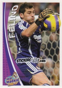 Sticker Casillas (felino) - Real Madrid 2006-2007 n. 22 - Panini