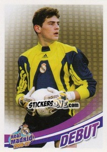 Sticker Casillas (debut) - Real Madrid 2006-2007 n. 23 - Panini