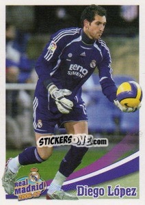 Cromo Diego Lopez (action) - Real Madrid 2006-2007 n. 27 - Panini