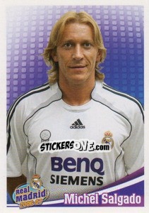 Sticker Michel Salgado (portrait) - Real Madrid 2006-2007 - Panini