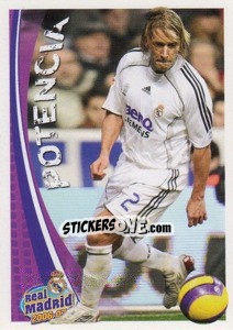 Sticker Michel Salgado (potenzia) - Real Madrid 2006-2007 n. 34 - Panini