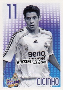 Cromo Cicinho (monochrome) - Real Madrid 2006-2007 - Panini