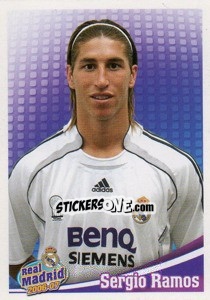 Sticker Sergio Ramos (portrait) - Real Madrid 2006-2007 - Panini