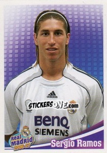 Sticker Sergio Ramos (portrait) - Real Madrid 2006-2007 n. 49 - Panini