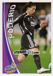 Cromo Sergio Ramos (poderio) - Real Madrid 2006-2007 - Panini