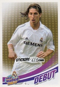 Cromo Sergio Ramos (debut) - Real Madrid 2006-2007 - Panini