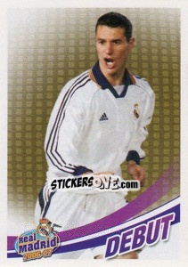 Sticker Ivan Helguera (debut) - Real Madrid 2006-2007 - Panini