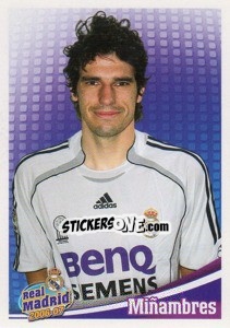 Sticker Minambres (portrait) - Real Madrid 2006-2007 - Panini