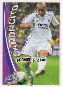 Cromo Roberto Carlos (canoncito) - Real Madrid 2006-2007 - Panini