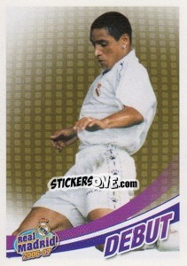 Sticker Roberto Carlos (debut) - Real Madrid 2006-2007 - Panini