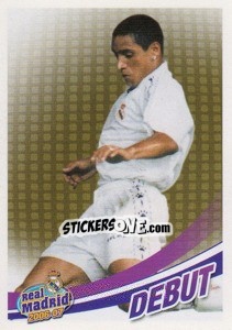 Sticker Roberto Carlos (debut) - Real Madrid 2006-2007 n. 77 - Panini