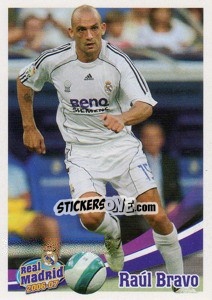 Sticker Raul Bravo (action) - Real Madrid 2006-2007 - Panini