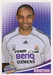 Sticker Emerson (portrait) - Real Madrid 2006-2007 n. 85 - Panini