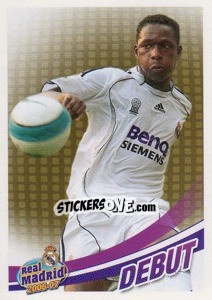 Cromo Mahamadou Diarra (debut) - Real Madrid 2006-2007 - Panini