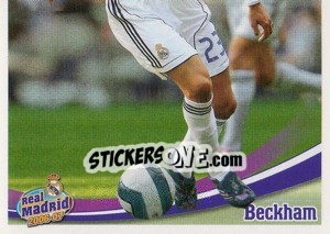 Cromo Beckham - Real Madrid 2006-2007 - Panini