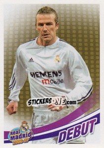 Sticker Beckham (debut) - Real Madrid 2006-2007 n. 107 - Panini