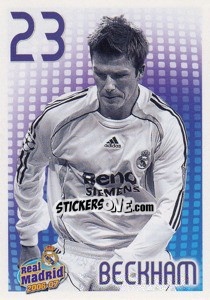 Sticker Beckham (monochrome) - Real Madrid 2006-2007 - Panini