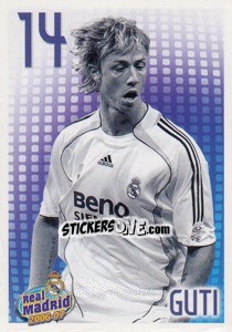 Cromo Guti (monochrome) - Real Madrid 2006-2007 - Panini