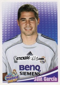 Figurina Javi Garcia (portrait) - Real Madrid 2006-2007 - Panini