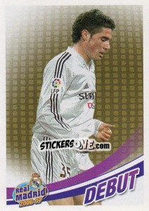 Sticker Javi Garcia (debut) - Real Madrid 2006-2007 - Panini