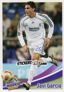 Cromo Javi Garcia (action) - Real Madrid 2006-2007 - Panini