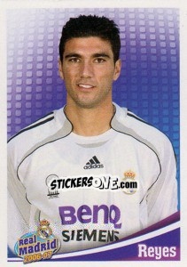 Figurina Reyes (portrait) - Real Madrid 2006-2007 - Panini