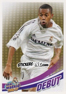 Sticker Robinho (debut) - Real Madrid 2006-2007 - Panini