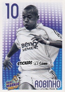 Sticker Robinho (monochrome) - Real Madrid 2006-2007 - Panini