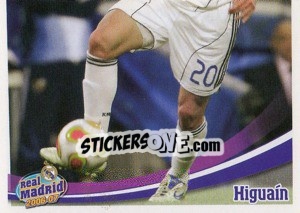Cromo Higuain - Real Madrid 2006-2007 - Panini