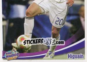 Sticker Higuain - Real Madrid 2006-2007 n. 135 - Panini