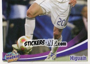 Figurina Higuain - Real Madrid 2006-2007 - Panini