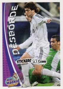 Sticker Higuain (desborde) - Real Madrid 2006-2007 n. 136 - Panini